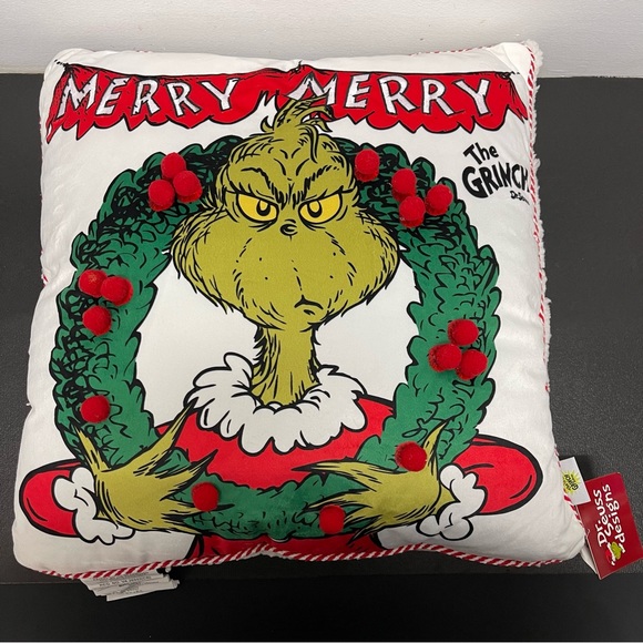 Accents Marlo Lorenz Dr Seuss The Grinch Throw Pillows Poshmark